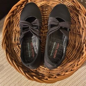 Skechers Black Jersey Mary Janes - Knot Concerned